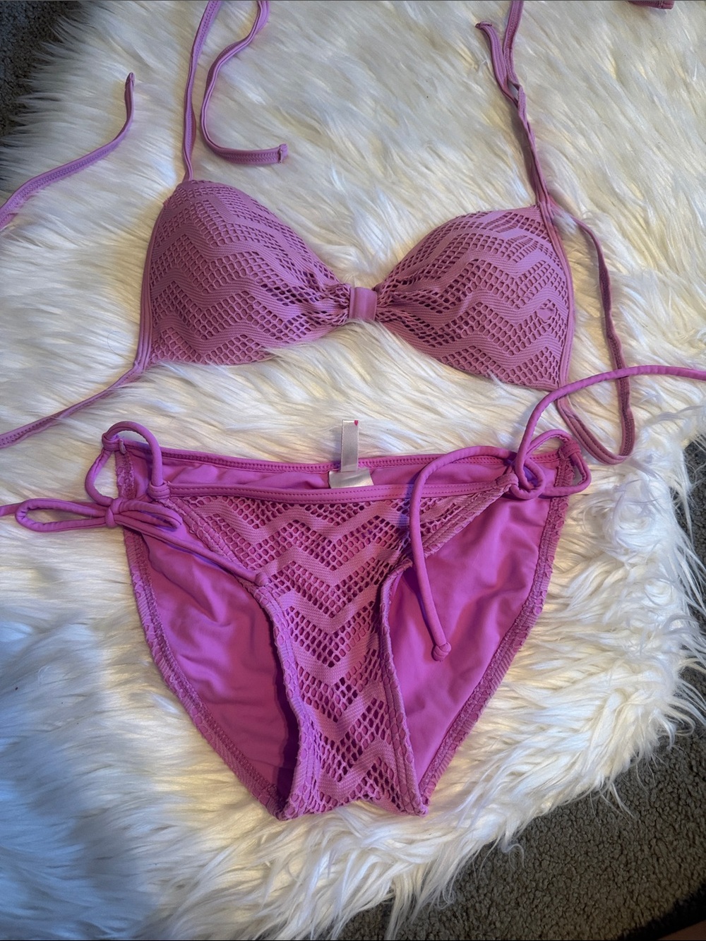 Pink bikini
